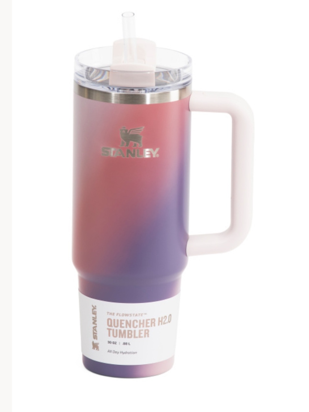 Stanley 30oz Quencher H20 Tumbler in Dawn Spiral NEW